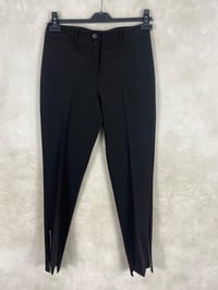 Sentez Paçası Fermuarlı Classic Pantolon 5535 - SİYAH