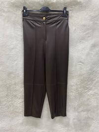 Sentez Pandora Deri Pantolon 5564 - KAHVE
