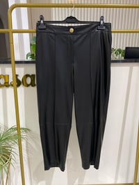 Sentez Pandora Deri Pantolon 5564 - SİYAH