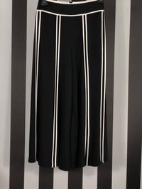Şerit Detaylı Pantolon 8804 - SİYAH