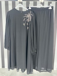 Şifon Takım 4413 - SİYAH
