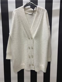Triko Detaylı Hırka 3729 - EKRU