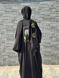 White Corner 3005 Abaya  - SİYAH