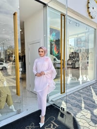 White Corner Abiye Elbise 3151 - Pudra