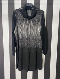Yaka Kare Fermuar Detaylı Bluz 9205 - SİYAH