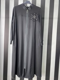 Yakası İşlemeli Kap 6608 - SİYAH