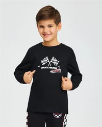 B Graphic Tee Long Sleeve T-Shirt