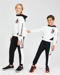 B LW Fleece Hoodie Sweatshirt
