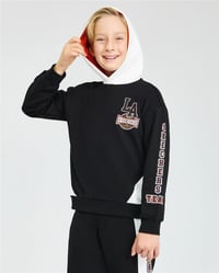 B LW Fleece Hoodie Sweatshirt