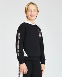 B LW Fleece Hoodie Sweatshirt