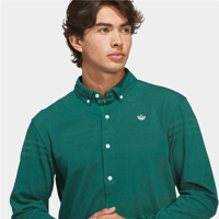 S LS Button Up
