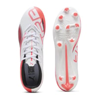 ULTRA 5 PLAY FG/AGPUMA White-PUMA Black-Glowing Red