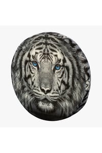 3 Boyutlu Dijital Baskılı Aslan Desenli Yastık