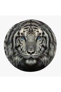 3 Boyutlu Dijital Baskılı Aslan Desenli Yastık