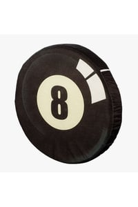 3 Boyutlu Dijital Baskılı Bilardo Topu Desenli Yastık
