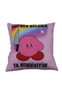 3 Boyutlu Dijital Baskılı Dekoratif Konuşan Yastık/kırlent