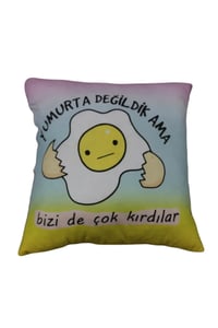 3 Boyutlu Dijital Baskılı Dekoratif Konuşan Yastık/kırlent