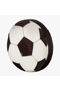 3 Boyutlu Dijital Baskılı Futbol Topu Desenli Yastık