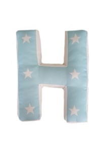 3d Harf Desenli Yastık (h)