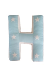 3d Harf Desenli Yastık (h)
