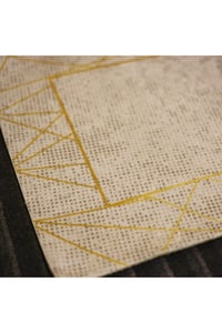 60x90 - 40x60 Gold Dijital Baskılı Banyo Paspası 2'li Klozet Takımı