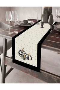 Balkabağı Desen Runner Ve Home Desen Runner 40 X 140 Ikili Paket