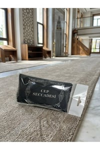 Cep Seccadesi Tesbih Hediye Seti Çeyiz Umre Mevlüt Bohça Seccadesi Çanta Boy Seccade