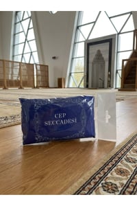 Cep Seccadesi Tesbih Hediye Seti Çeyiz Umre Mevlüt Bohça Seccadesi Çanta Boy Seccade