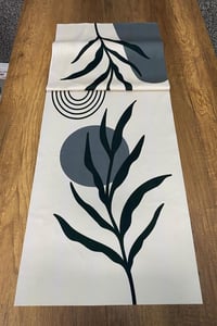 Dekoratif Çiçek Desenli Runner 40x140 Cm