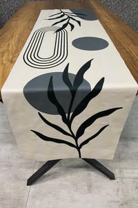Dekoratif Çiçek Desenli Runner 40x140 Cm