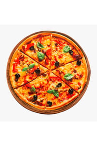 Dijital Baskılı 3 Boyutlu Pizza Desenli Yastık