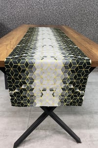 Geometrik Desenli Runner 40x140 Cm