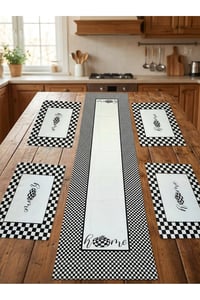 Home Desenli Desenli Runner & 4’lü Kare Supla Takım