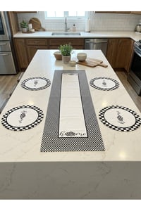 Home Desenli Desenli Runner & 4’lü Yuvarlak Supla Takım