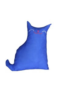 Kedi Yastık Mavi