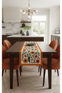 Kır Çiçekleri Model Runner Masa Örtüsü 40x140 Cm