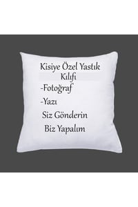 Kişiye Özel Fermuarlı Yastık Kılıfı