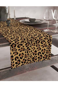 Leopar Desenli Runner 40x140
