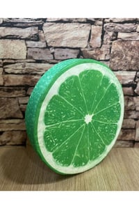 Limon Meyve Desenli Kırlent
