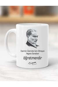 Öğretmenler Günü Atatürk Kupa Bardak