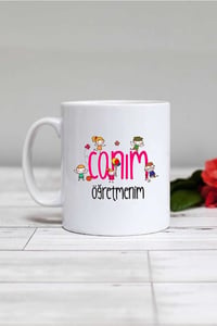 Öğretmenler Günü Canım Öğretmenim Kupa Bardak