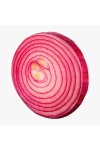 Pembe 3 Boyutlu Dijital Baskılı Soğan Desenli Yastık