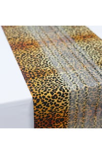 Runner Amerikan Servis Masa Örtüsü Leopar 40x140