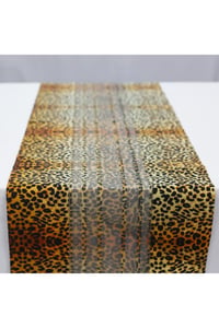 Runner Amerikan Servis Masa Örtüsü Leopar 40x140