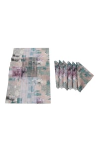 Runner Amerikan Servis Masa Örtüsü Takımı Somon