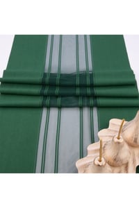 Runner Amerikan Servis Masa Örtüsü Yeşil 40x140