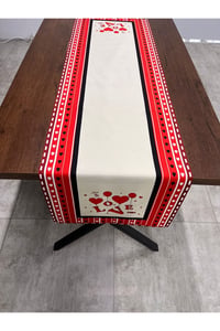Sevgililer Günü Aşk Temalı Runner Örtüsü Love 40 X 140