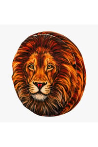 Yastık Kırlent 3 Boyutlu Dijital Baskılı Aslan Desenli