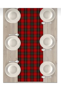 Yılbaşı Desenli Runner Örtüsü Yılbaşı Runner 40x140