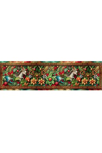 Yılbaşı Temalı Dijital Baskılı Runner Örtüsü Christmas 40x140 cm